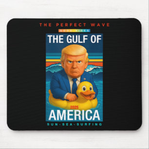 Funny Colourful Trump In The Gulf Of Us America Be Mouse Pad