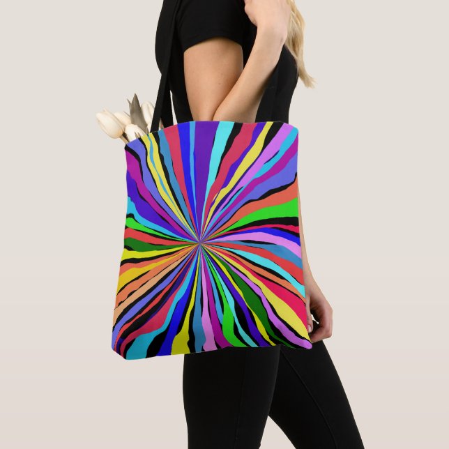 Funny Colours Tote Bag (Close Up)