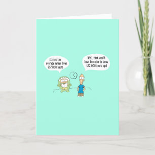 Funny Comic Birthday Card - 001