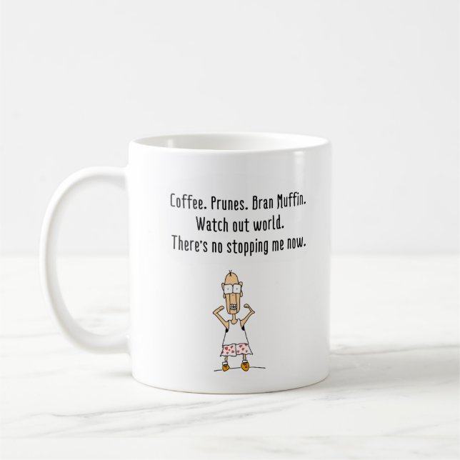 Funny Comic Classic Mug, 11 oz Coffee Mug (Left)