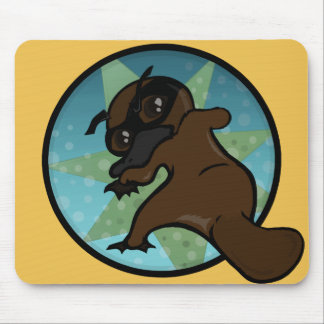 FUNNY COMIC STYLE CARTOON PLATYPUS MOUSE PAD