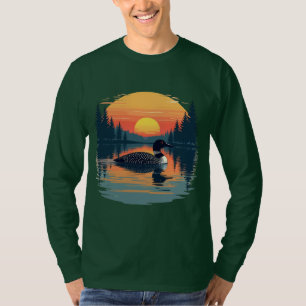 Funny Common Loon – Minnesota Bird Watcher T-Shirt