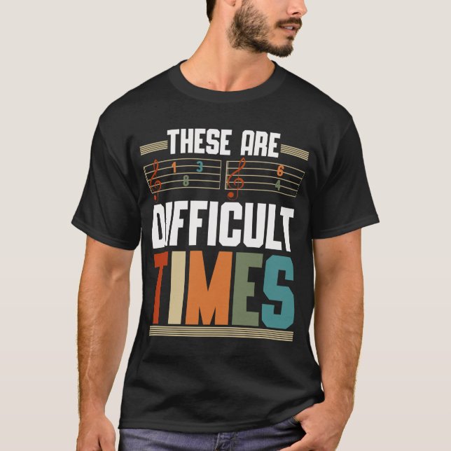 Funny Composer Humor Musical Notes T-Shirt (Front)