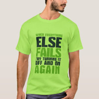 Funny Computer Geek and Nerd Humour T-shirt
