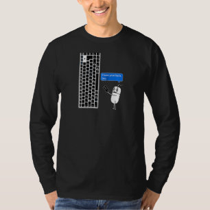 Funny Computer Mouse & Keyboard I Have Your Back B T-Shirt