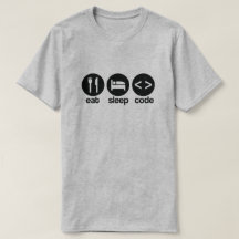 Funny  Computer Programmer Eat Sleep Code T-Shirt