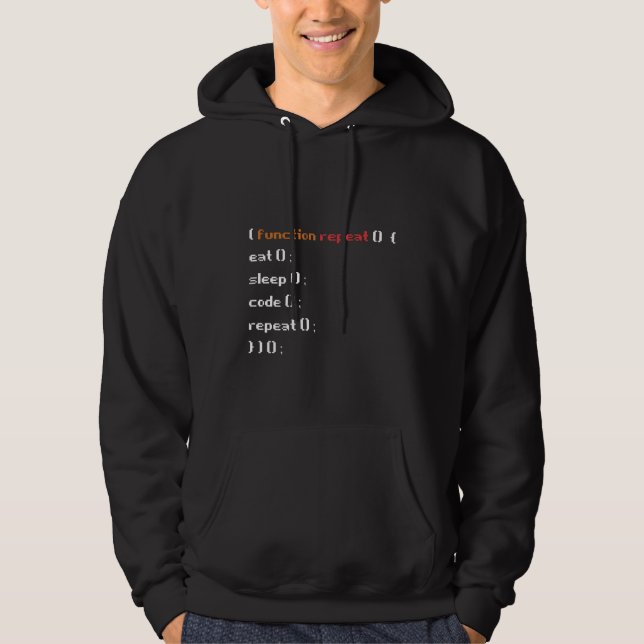 Funny Computer Science Coder Programmer Function Hoodie (Front)