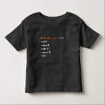 Funny Computer Science Coder Programmer Function Toddler T-Shirt<br><div class="desc">A funny Gift for programmer,  gamer,  computer scientist,  software developer,  IT admin,  nerd and pc geek. Perfect surprise for a laughter with friends,  family and colleagues at school or work.</div>