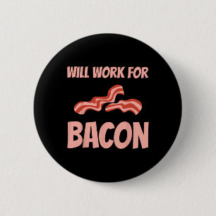 Funny Con Design For Men Women Bbq Pork Food Con L 6 Cm Round Badge
