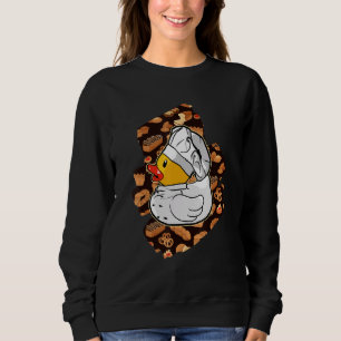 Funny Confectionery Bakery Duck Sweatshirt