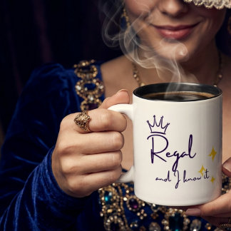 Funny Confidence Birthday Gift for Her Two-Tone Coffee Mug