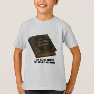 Funny Confidently Incorrect Kids Graphic Tee