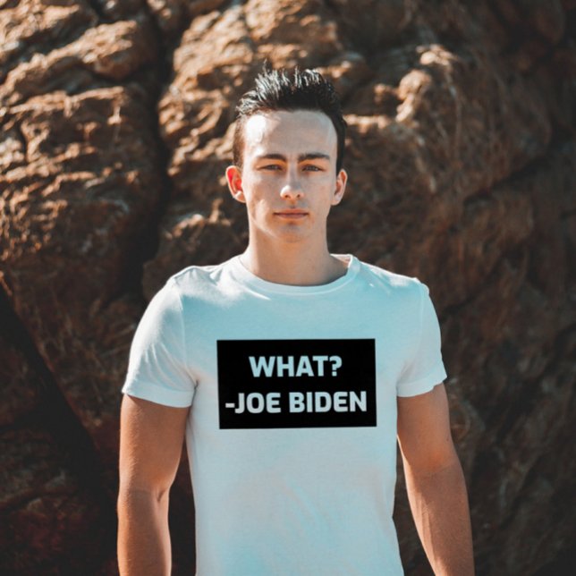 FUNNY CONFUSED JOE BIDEN T-SHIRTS "WHAT"? (Creator Uploaded)