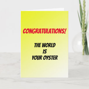 Funny Congratulations card