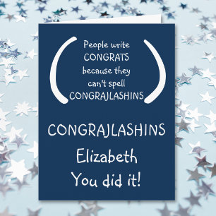 Funny Congratulations Graduate Graduation Day BIG Card