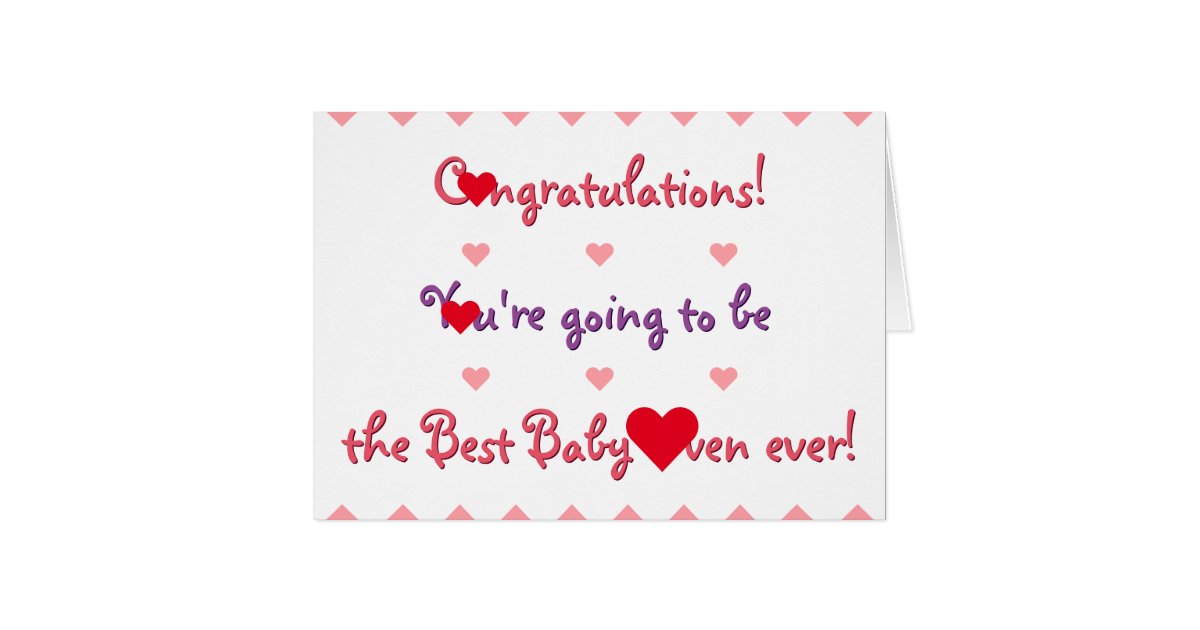 Funny Congratulations Mum To Be Baby Shower Card Zazzle Co Nz
