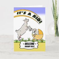 Funny Congratulations on New Baby Kid Goat