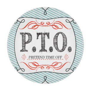 Funny Congratulations Promoted to Pretend Time Off Cutting Board