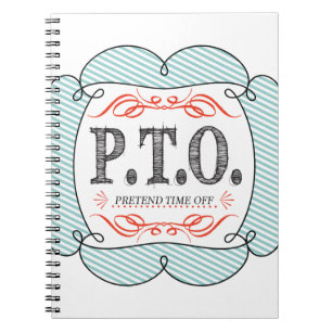 Funny Congratulations Promoted to Pretend Time Off Spiral Notebook