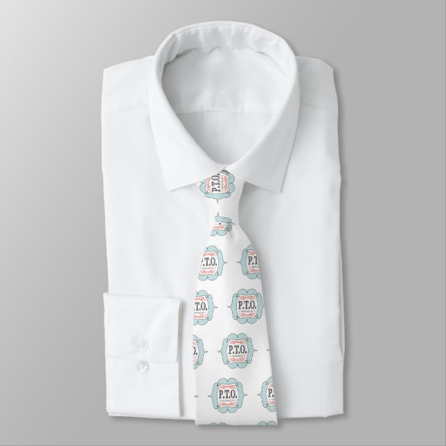 Funny Congratulations Promoted to Pretend Time Off Tie (Tied)