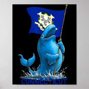 Funny connecticut animal costume for boys and poster
