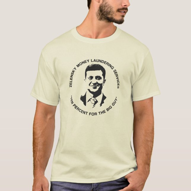 Funny Conservative Anti Biden Zelensky Ukraine T-Shirt (Front)