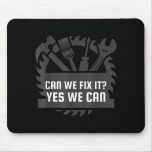 Funny Construction Worker, Bob The Builder Gag Gif Mouse Pad