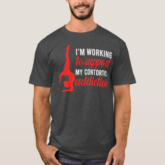 Funny Contortionist Circus Gymnast Exercise Traini T-Shirt