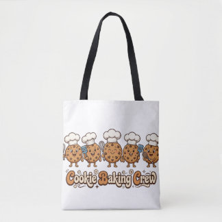 Funny Cookie Baking Crew Tote Bag | Cute Chocolate