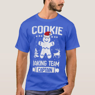 Funny Cookie Baking Team Captain Gingerbread Chris T-Shirt
