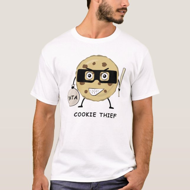 Funny Cookie Design T-Shirt (Front)