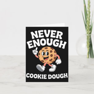 Funny Cookie Dough Retro Card