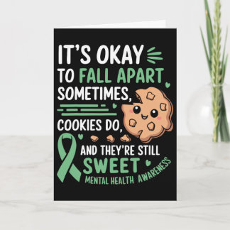 Funny Cookie Mental Health Awareness Card
