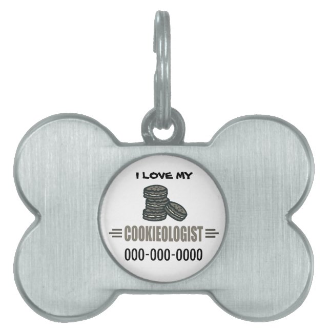 Funny Cookies Pet ID Tag (Front)