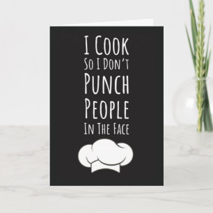 Funny Cooking Cards For Men For Him Chef