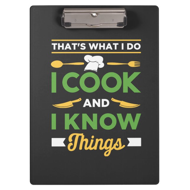 Funny Cooking Clipboard (Front)
