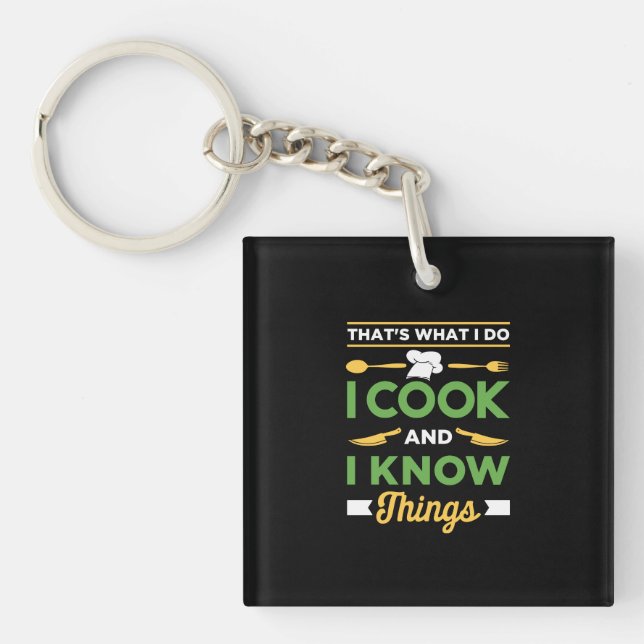 Funny Cooking Key Ring (Front)