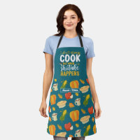 Funny Cooking Pun Thanksgiving Food Pattern