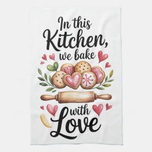 Funny Cooking Quote Tea Towel