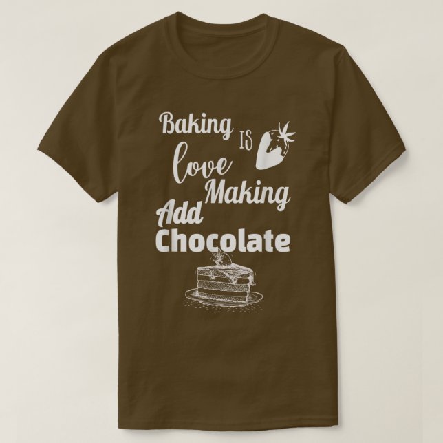 Funny CookingBakers  T-Shirt (Design Front)