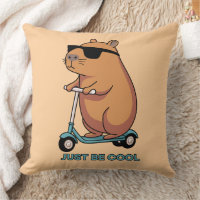 Funny Cool Capybara Scooter Vibes