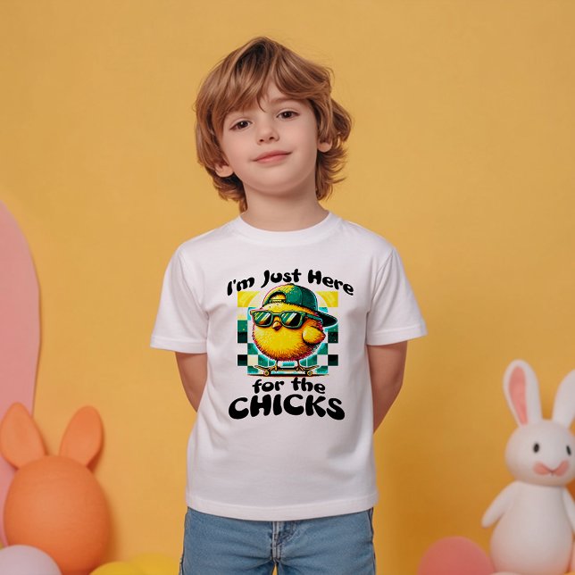 Funny Cool Chick Saying Boys Toddler T-Shirt (Creator Uploaded)