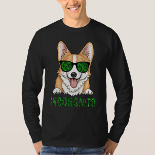Funny Cool Corgi Incorgnito Incognito Sunglasses W T-Shirt