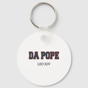 Funny Cool Da Pope Shirt God Bless Pope Leo Xiv Me Key Ring