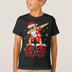 Funny Cool Dabbing Santa Hawaii 67 Meme Christmas  T-Shirt