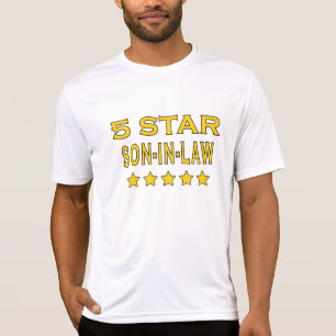 Funny Cool Gifts : Five Star Son in Law T-Shirt