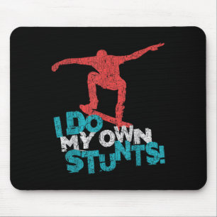 Funny Cool Skateboarding Quote Saying, Skateboarde Mouse Pad