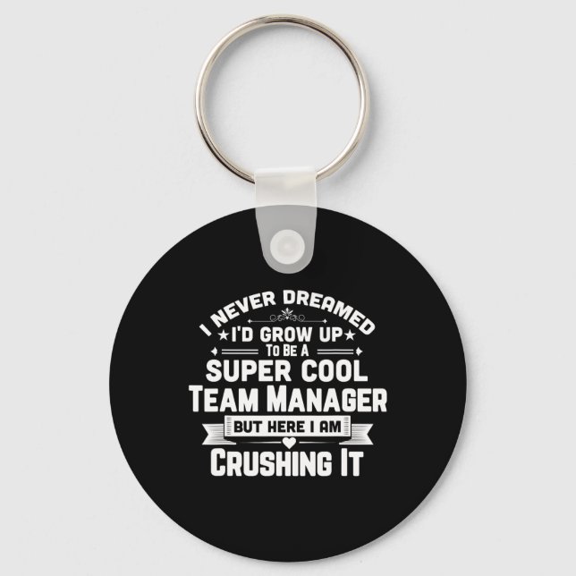 Funny Cool Skeleton Soccer Halloween Costume  Key Ring (Front)