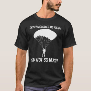 Funny Cool Skydiving For Men Women Skydiver Parach T-Shirt