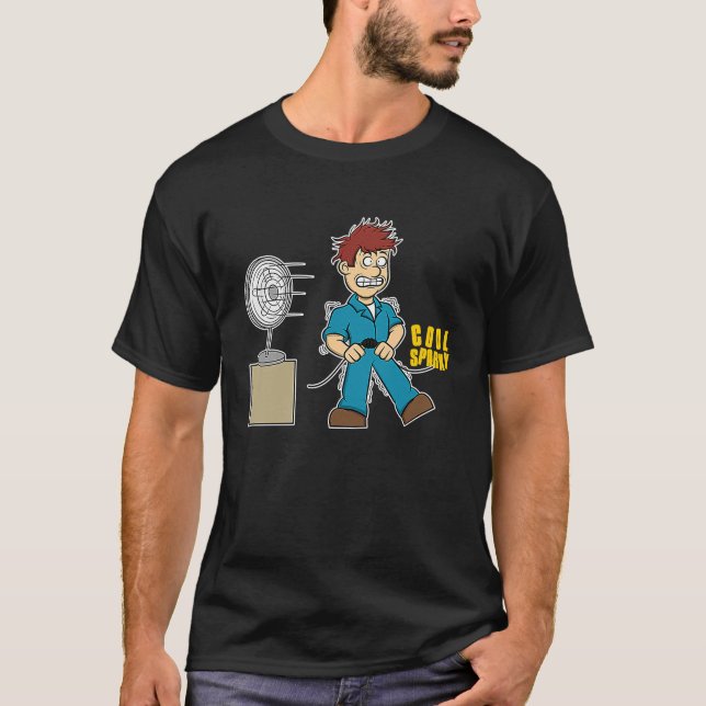Funny Cool Sparky For Electricians T-Shirt (Front)